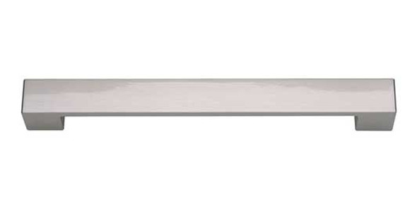 192mm CTC Wide Square Pull - Brushed Nickel