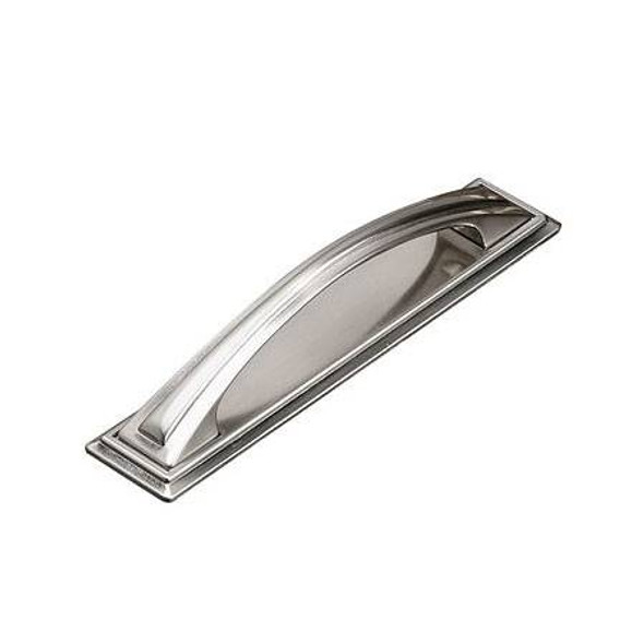 128mm CTC Classic Expression Arch Pull With Backplate - Brushed Nickel