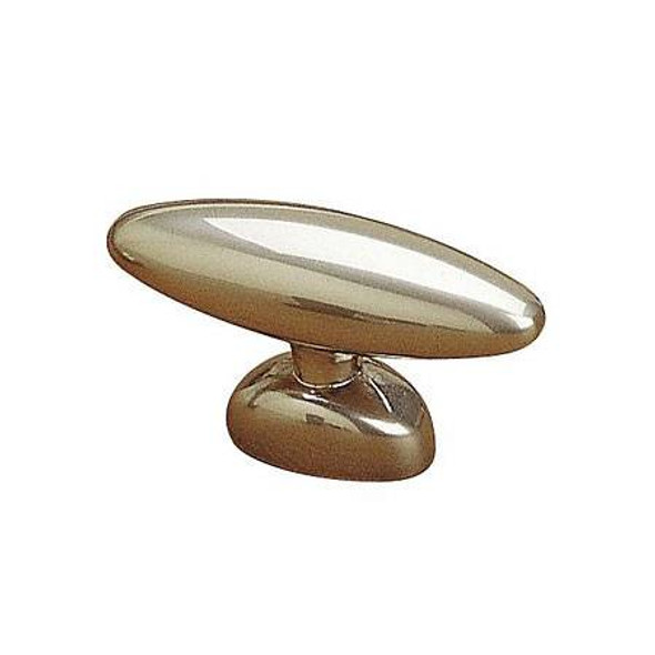 39mm Modern Collection Sharp Oval Knob - Brushed Nickel