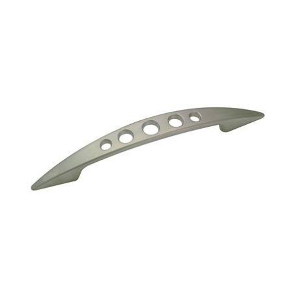 96mm CTC Contemporary Expression Holes Bow Pull - Brushed Nickel