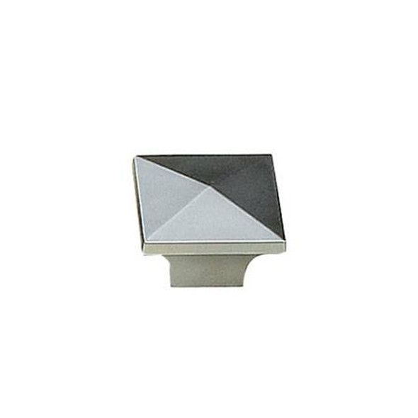 32mm Square Modern Collection Knob - Matt Chrome