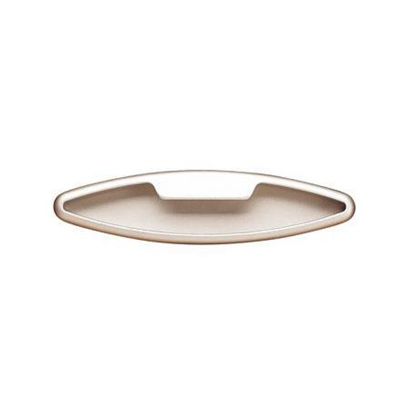 140mm Oval Tray Pull - Metallic Nickel