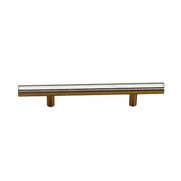 333mm CTC Round Stainless Steel Bar Pull - Stainless Steel