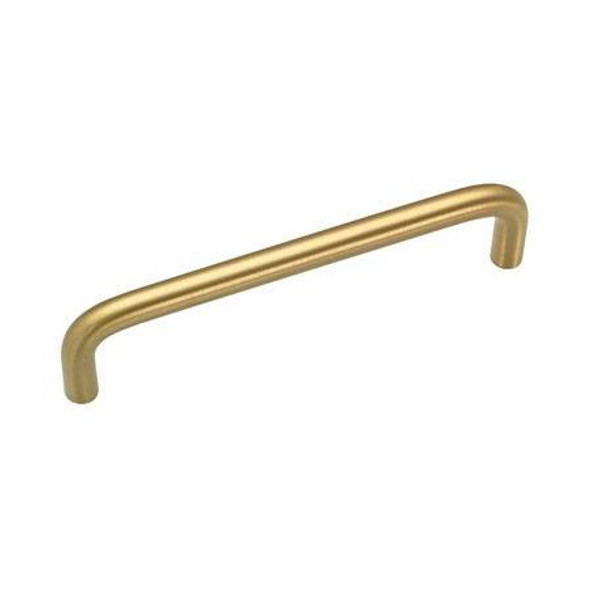 4" CTC Urban Expression Thin Rounded Wire Pull - Brushed Brass