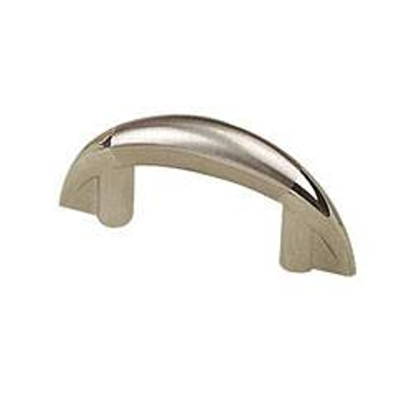 32mm CTC Modern Arch Ramp Pull - Chrome with Brushed Nickel