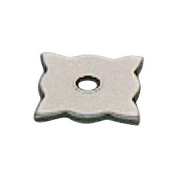 20mm Forged Iron Rosette Backplate - Natural Iron