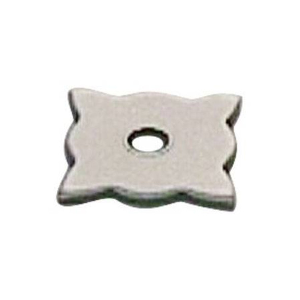 30mm Forged Iron Rosette Backplate - Natural Iron