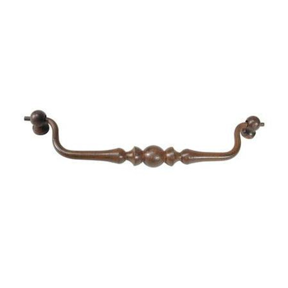 180mm CTC Forged Antique Style Drop Pull - Rust