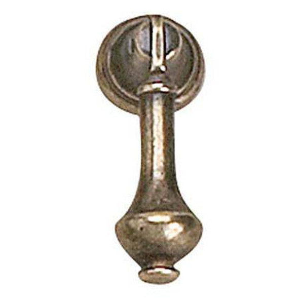 2" Classic Inspiration Brass Pendant Drop Pull - Burnished Brass