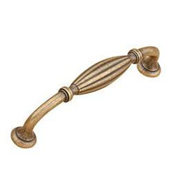 128mm CTC Classic Country Style Decorative Wire Pull - Burnished Brass