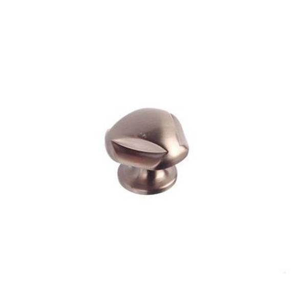 28mm Country Style Indented Knob - Brushed Nickel