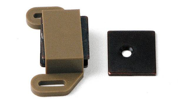 Brown Plastic Magnetic Catch