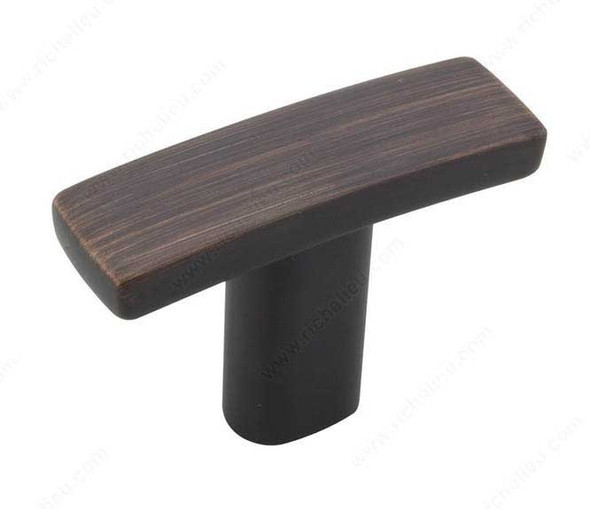 38mm Transitional Expression T-Bar Knob - Oil Rubbed Bronze