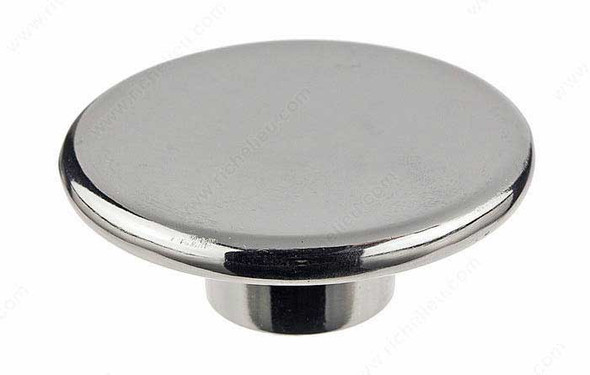 57mm Dia. Contemporary Expression Concave Round Knob - Nickel
