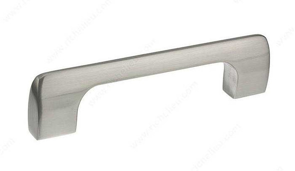 96mm CTC Modern Expression Flat Hurdle Pull - Brushed Nickel