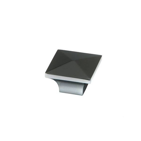 32mm Square Modern Collection Knob - Chrome