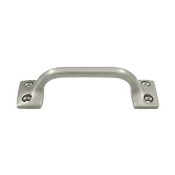 3-1/2" CTC Solid Brass Pull - Brushed Nickel