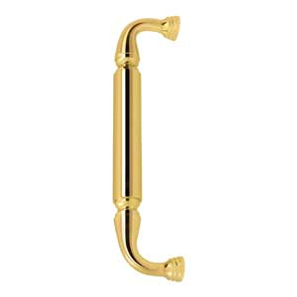 10" CTC Door Pull without Rosette - PVD Polished Brass