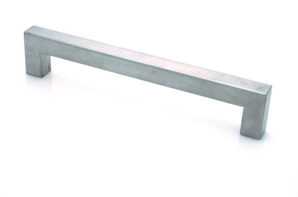 242mm CTC Thick Square Pull - Stainless Steel