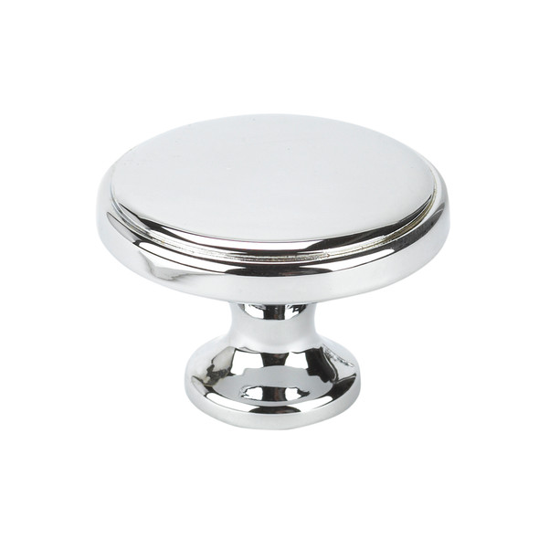 1-3/8" Oval Cabinet Italian Designs Knob - Chrome