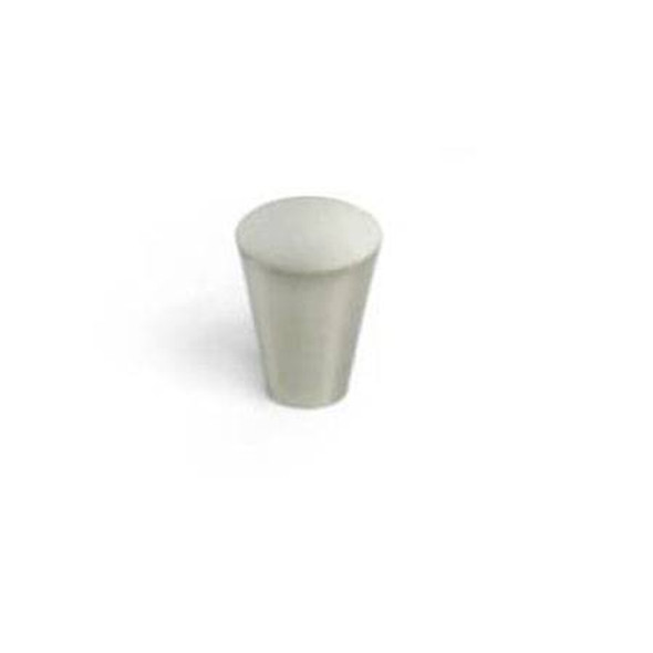 1-1/4" Dia. Steel Melrose Cone Knob - Stainless Steel