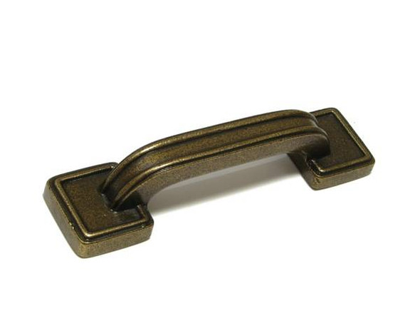 96mm CTC Cast Iron Rustic Style Trunk Pull - English Bronze