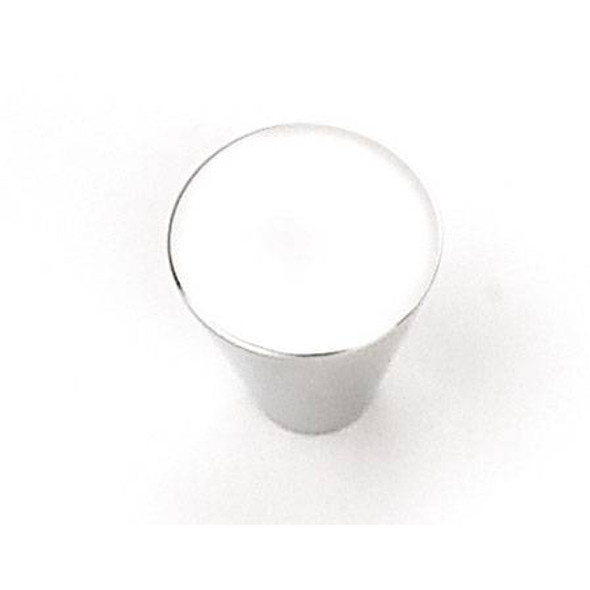 3/4" Delano Small Cone Knob - Polished Chrome