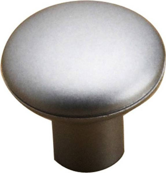 30mm Dia. Eclectic Expression Tall Plastic Round Knob - Satin Chrome