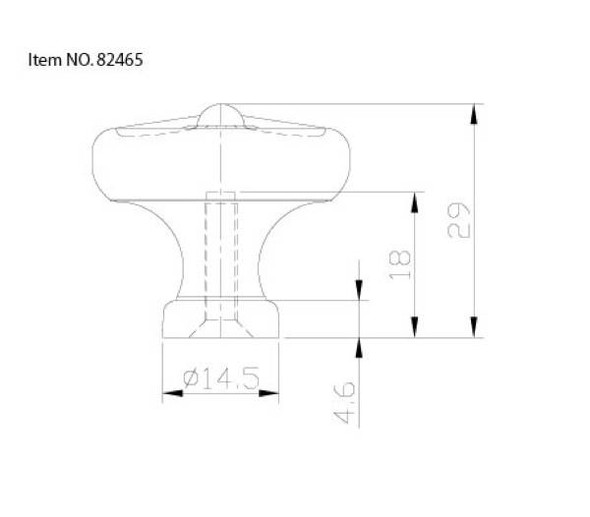 32mm Dia. Classic Expression Ornate Round Knob - Oil Rubbed Bronze