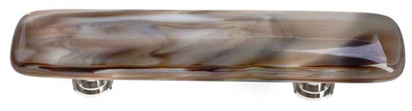 5" Cirrus White with Brown Pull - Oil Rubbed Bronze