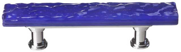 5" Glacier Cobalt Skinny Pull - Polished Chrome