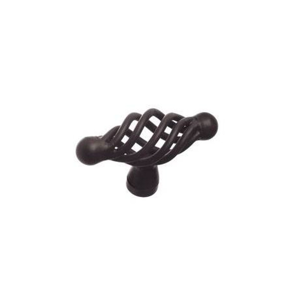 55mm Country Style Oval Birdcage T-Knob - Oil Rubbed Bronze