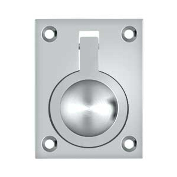 1-7/8" Flush Ring Pull - Polished Chrome