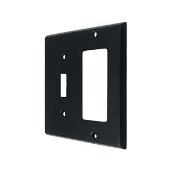 Transitional Switch / Rocker Switch Plate - Paint Black