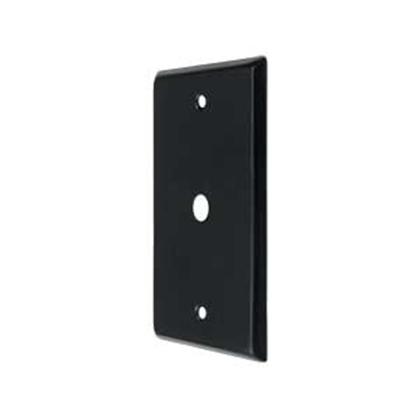 Single Cable TV Transitional Switch Plate - Paint Black