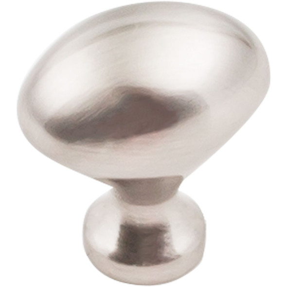 1-1/8" Merryville Oval Knob - Satin Nickel