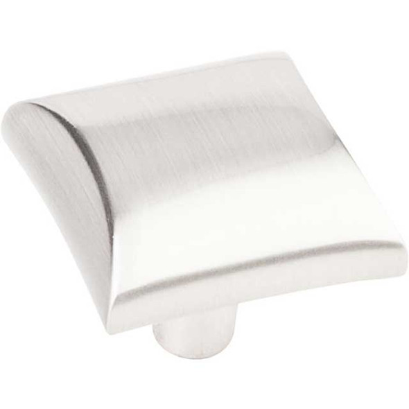 1" Square Glendale Knob - Satin Nickel