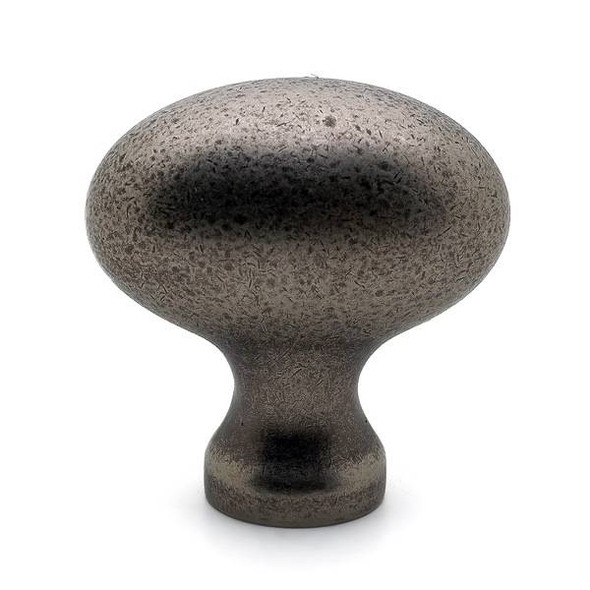 40mm Classic Expression Oval Egg Knob - Pewter