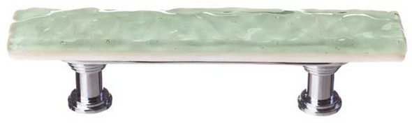5" Glacier Spruce Green Skinny Pull - Polished Chrome