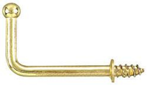 25mm Ball Point Hook - Brass-plated