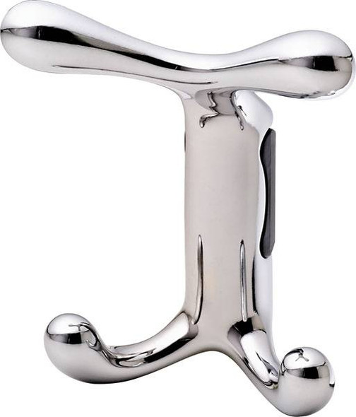 90x60mm Bella Italiana Coat Hook - Satin Nickel