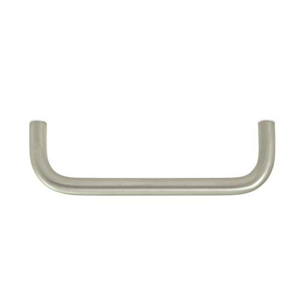 4" CTC Solid Brass Wire Pull - Brushed Nickel