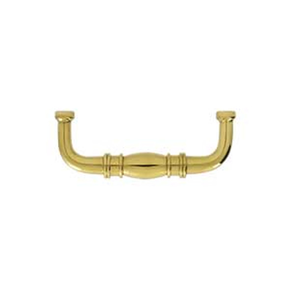 3" CTC Colonial Wire Pull - Polished Brass