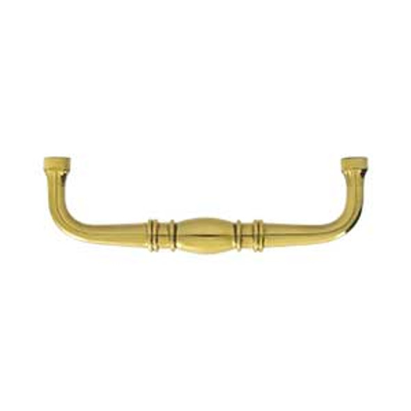 4" CTC Colonial Wire Pull - Polished Brass