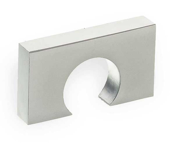 45mm Rectangle Finger Knob - Matte Chrome