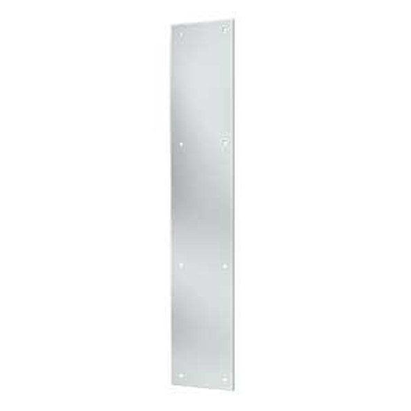 3-1/2" x 20" Push Plate - Polished Chrome