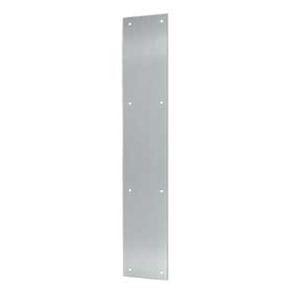 3-1/2" x 20" Push Plate - Brushed Chrome