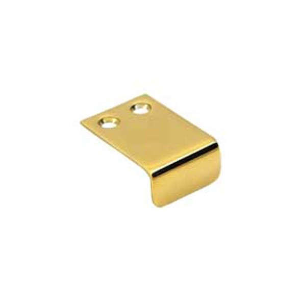 1/2" CTC Tab Mirror Pull - PVD Polished Brass