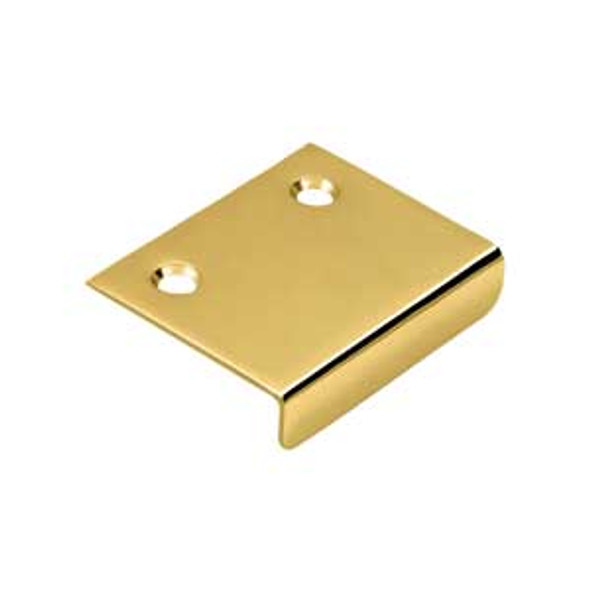 1-1/4" CTC Tab Mirror Pull - PVD Polished Brass