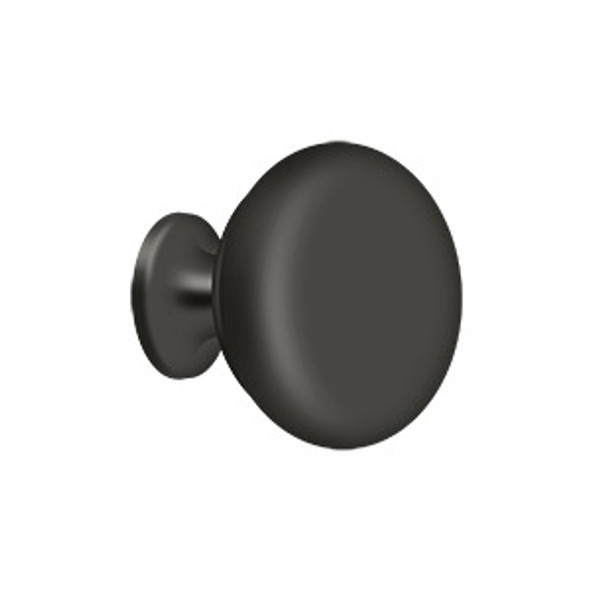 1-1/4" Dia. Round Hollow Knob - Oil-rubbed Bronze